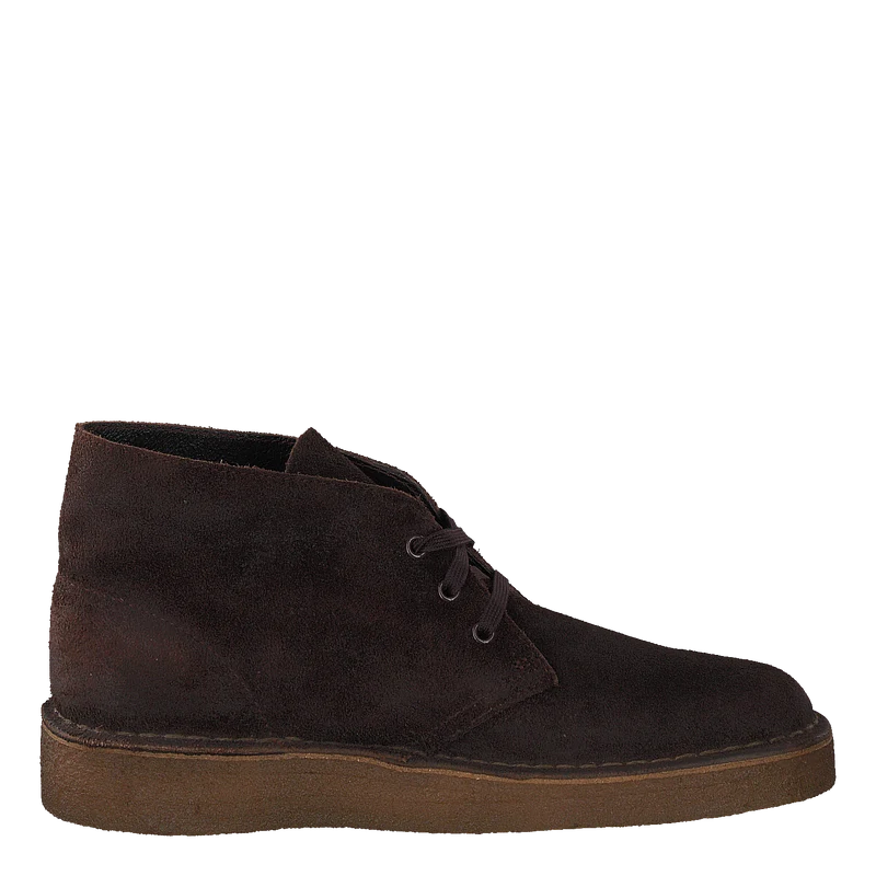 Desert Coal Dark Brown Suede