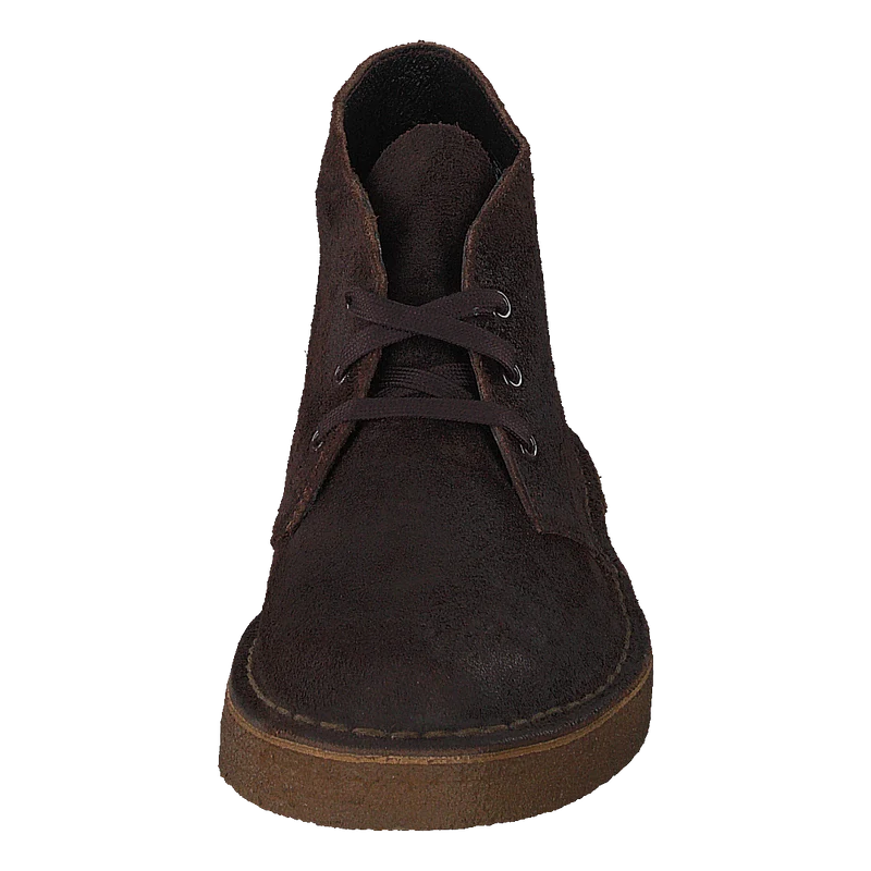 Desert Coal Dark Brown Suede