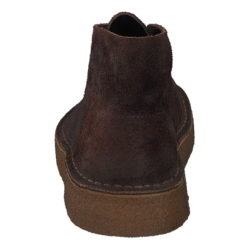 Desert Coal Dark Brown Suede