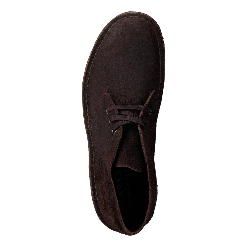 Desert Coal Dark Brown Suede