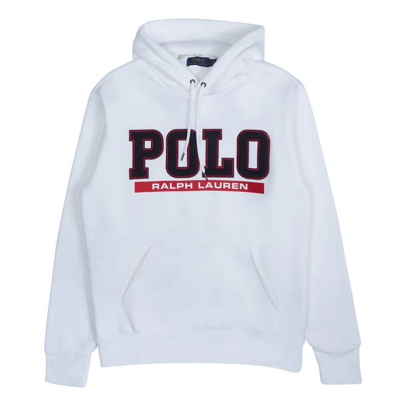 Double-Knit Fleece Hoodie White