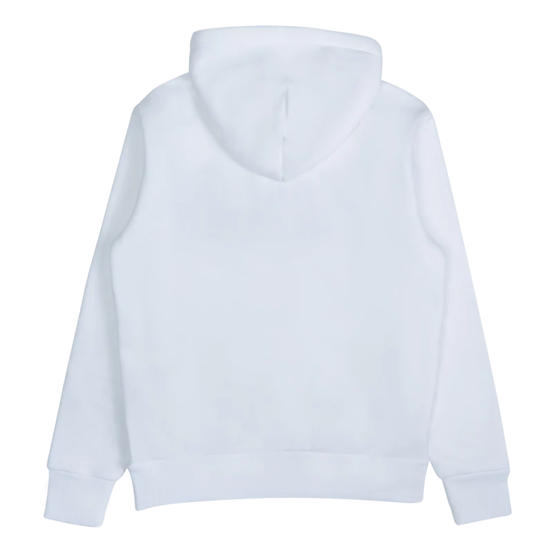 Double-Knit Fleece Hoodie White