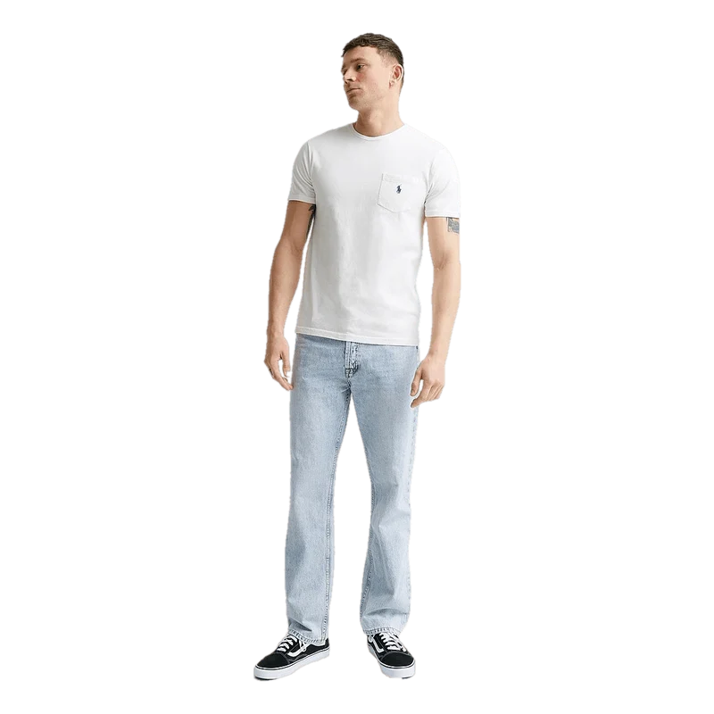 Polo Ralph Lauren Custom Slim Cotton-Linen Pocket T-Shirt