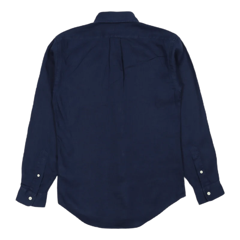 Custom Fit Linen Shirt Newport Navy