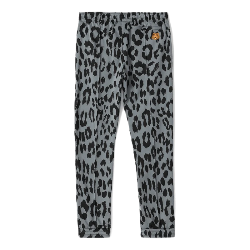 Leopard Jacquard Jogging Trous Blue