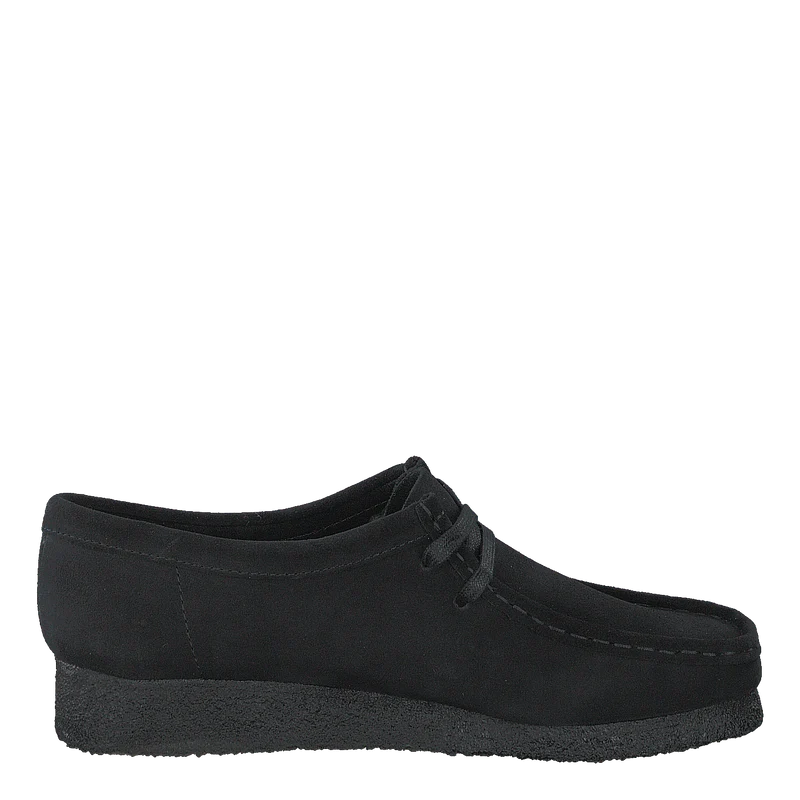 Wallabee Black Suede