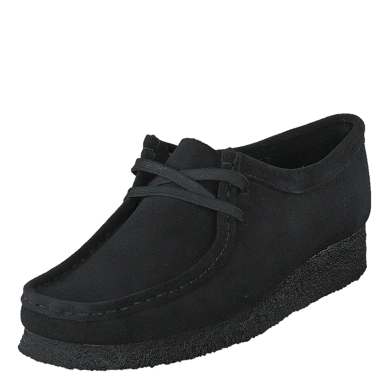 Wallabee Black Suede