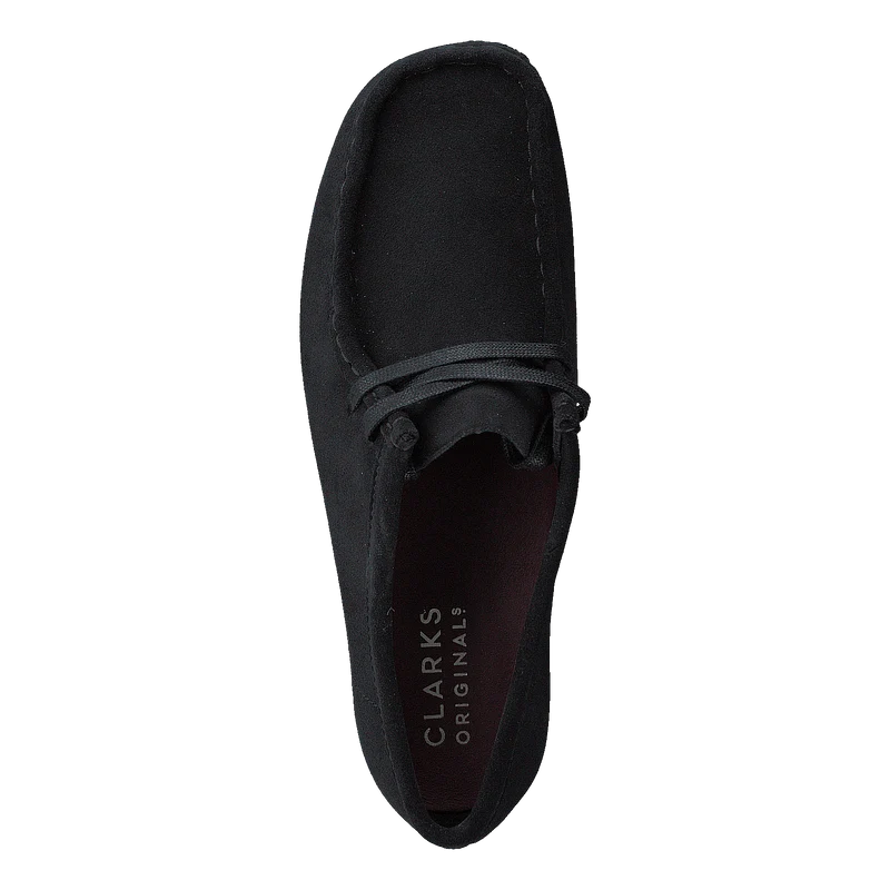 Wallabee Black Suede