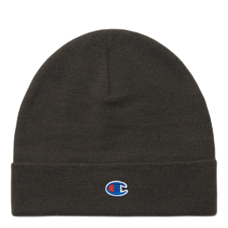 Logo Beanie Cap Brown