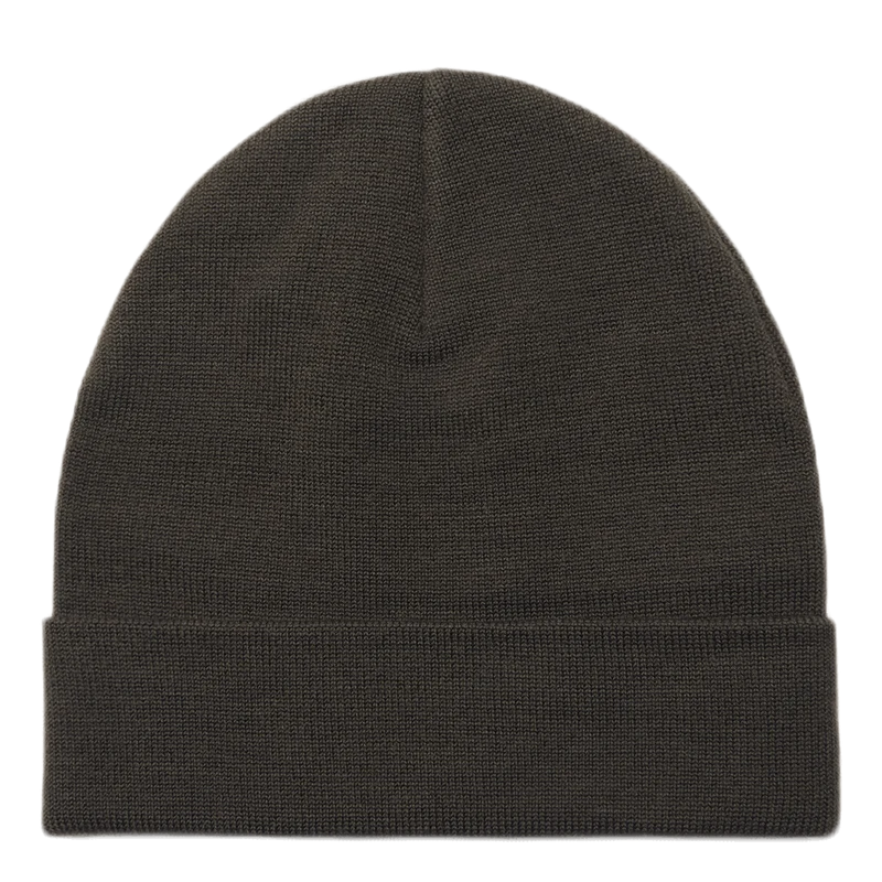 Logo Beanie Cap Brown