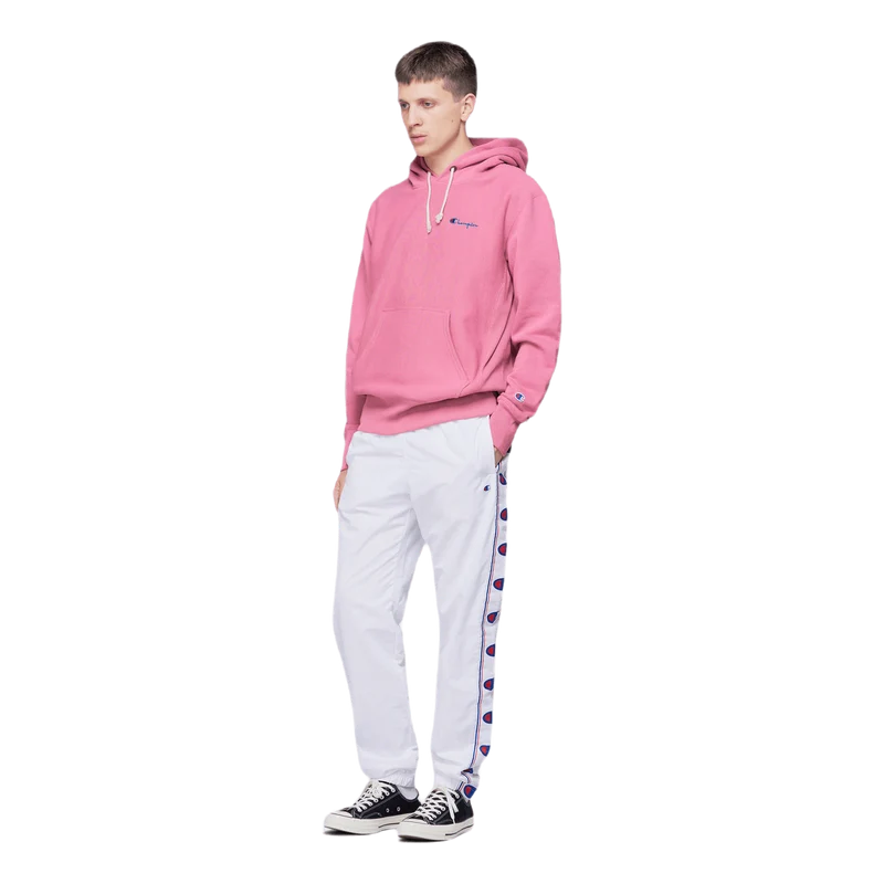 Taped Elastic Cuff Joggers White