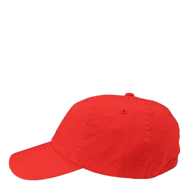 Cotton Chino Ball Cap Tomato