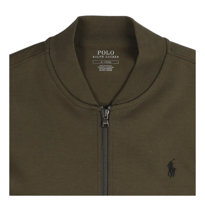 Double-Knit Bomber Jacket Company Olive/C9760