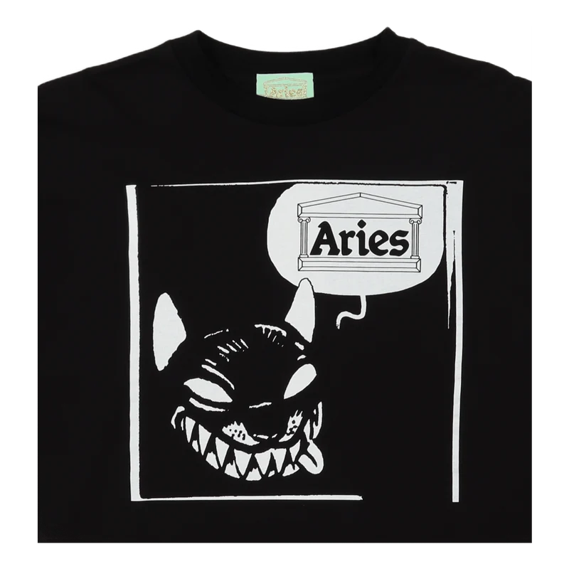 Smiley Dog Ls Tee Black