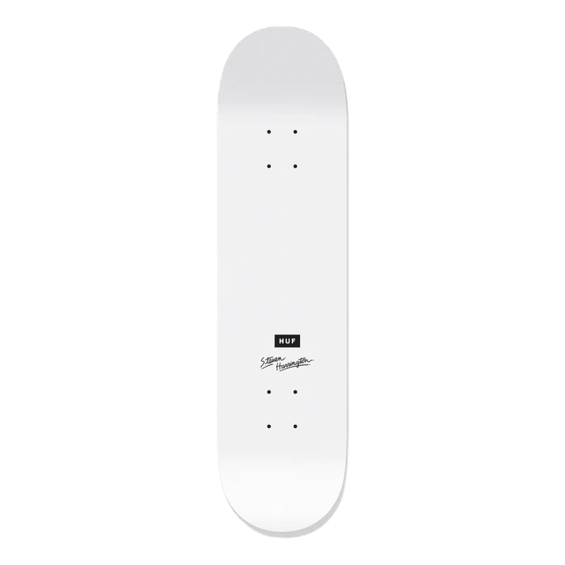 Huf X Steven Harrington Deck White