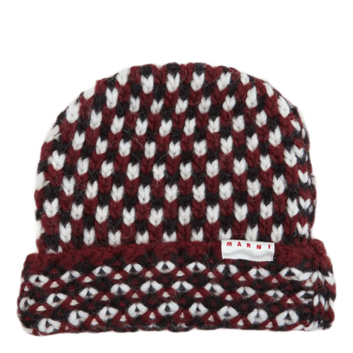 Marni Hat Burgundy