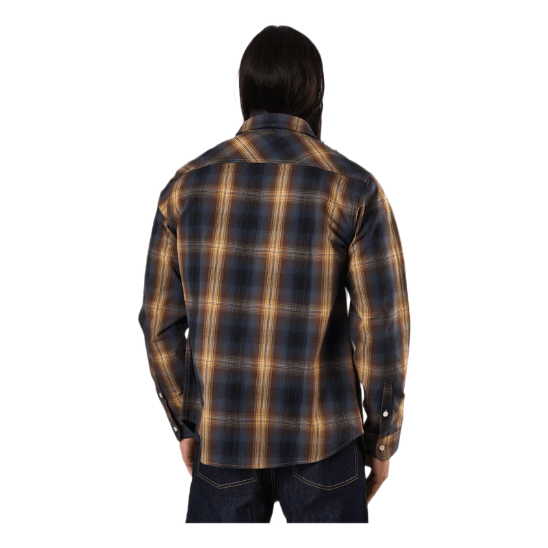 Sanford L/s Flannel Rich Brown