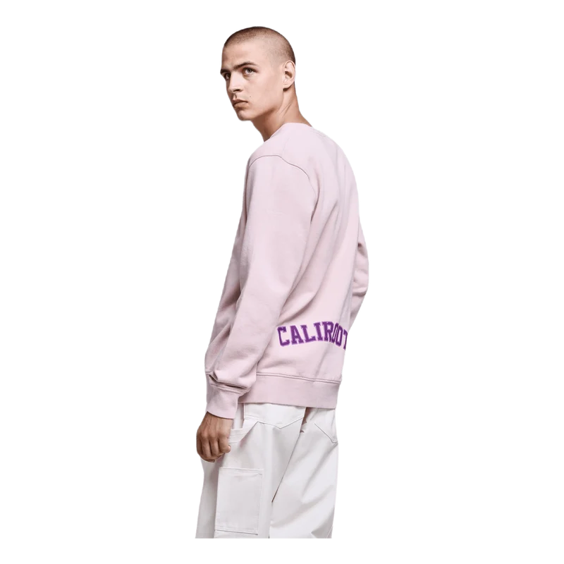 Sporty La Crewneck Pink