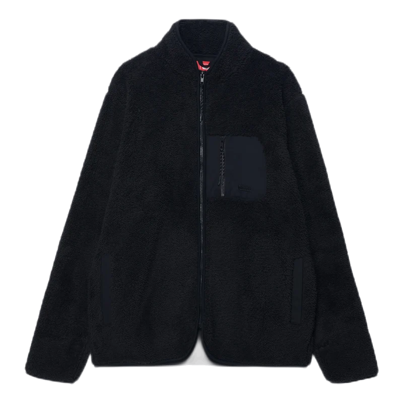 Teddy Fleece Jacket Black