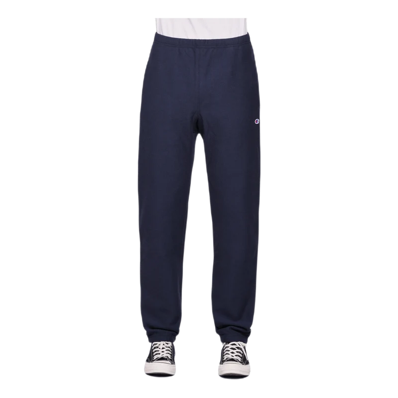 Elastic Cuff Pants Blue