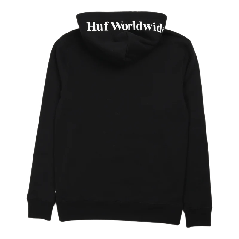 Essentials Box Logo P/o Hoodie Black