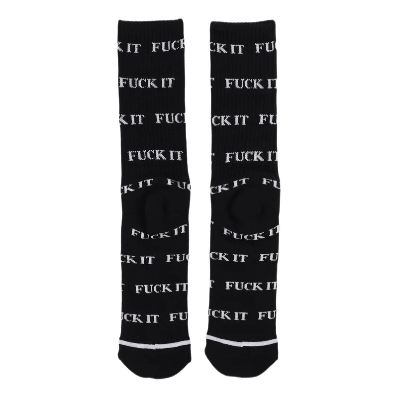 Fuck It Sock Black