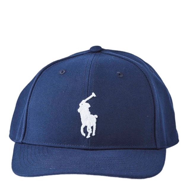 Twill High-Crown Ball Cap Navy