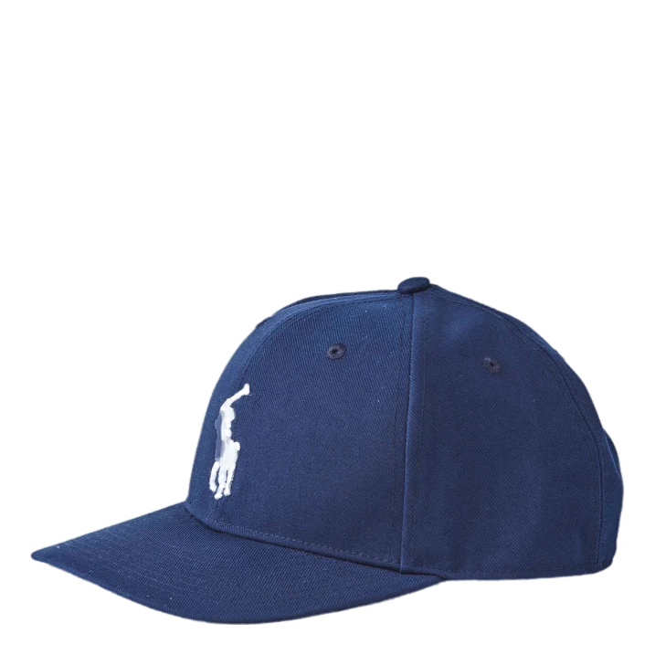 Twill High-Crown Ball Cap Navy
