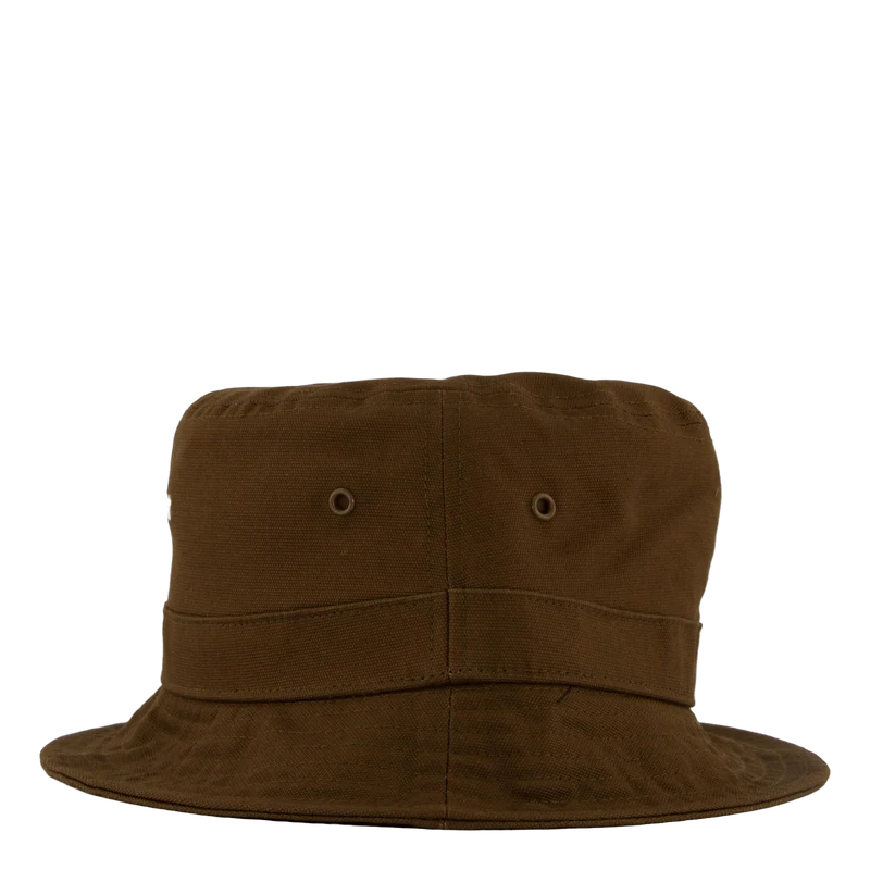 Script Bucket Hat Lumber / White