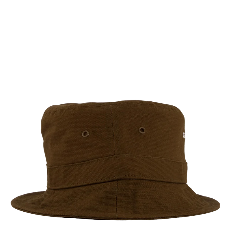 Script Bucket Hat Lumber / White