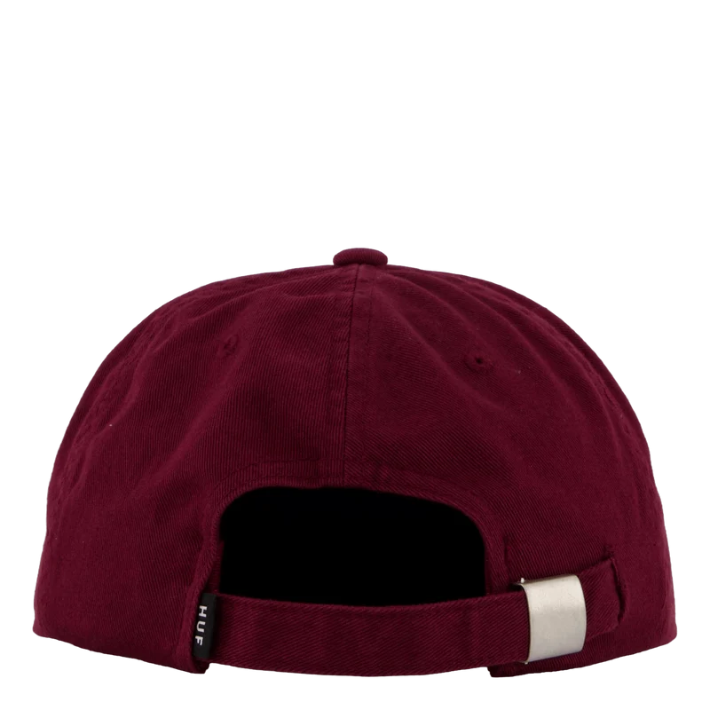 Distressed Logo 5 Panel Hat Raisin