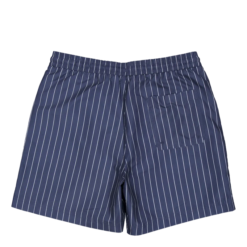 Slater Swim Trunks Cason Stripe Vertical, Blue