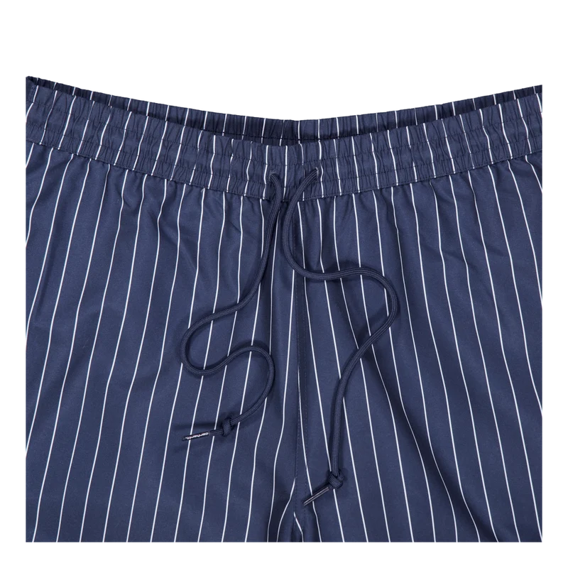 Slater Swim Trunks Cason Stripe Vertical, Blue