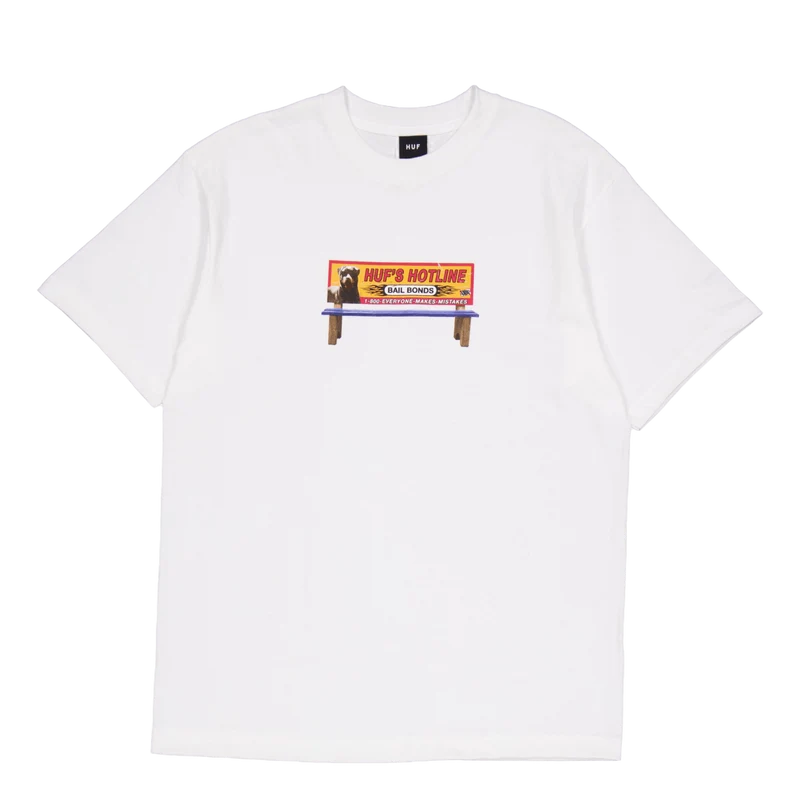 Bail Bonds S/s Tee White