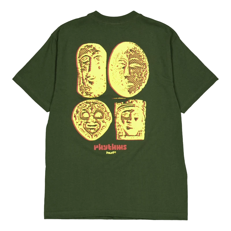 Rhythms S/s Tee Hunter Green