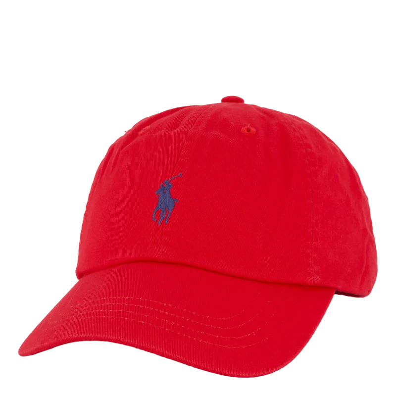 Cotton Chino Ball Cap Post Red