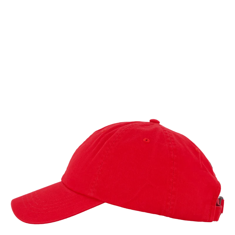 Cotton Chino Ball Cap Post Red