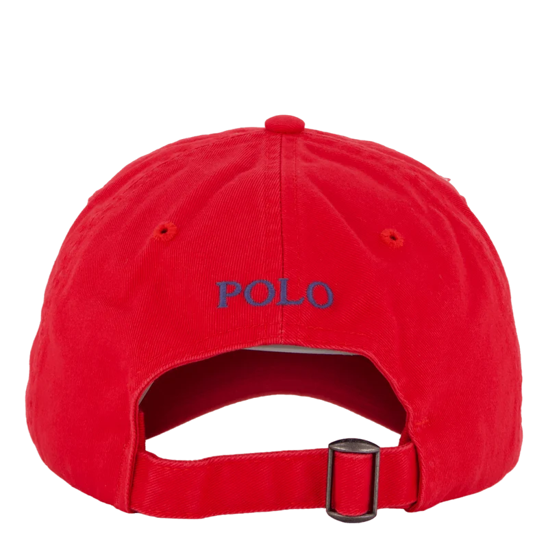 Cotton Chino Ball Cap Post Red