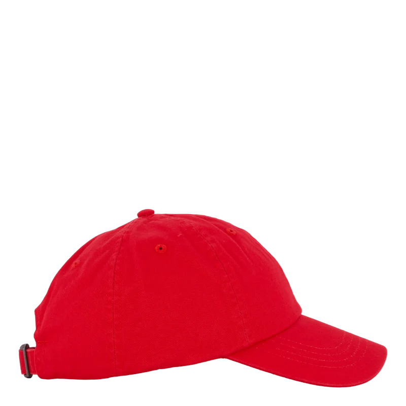 Cotton Chino Ball Cap Post Red