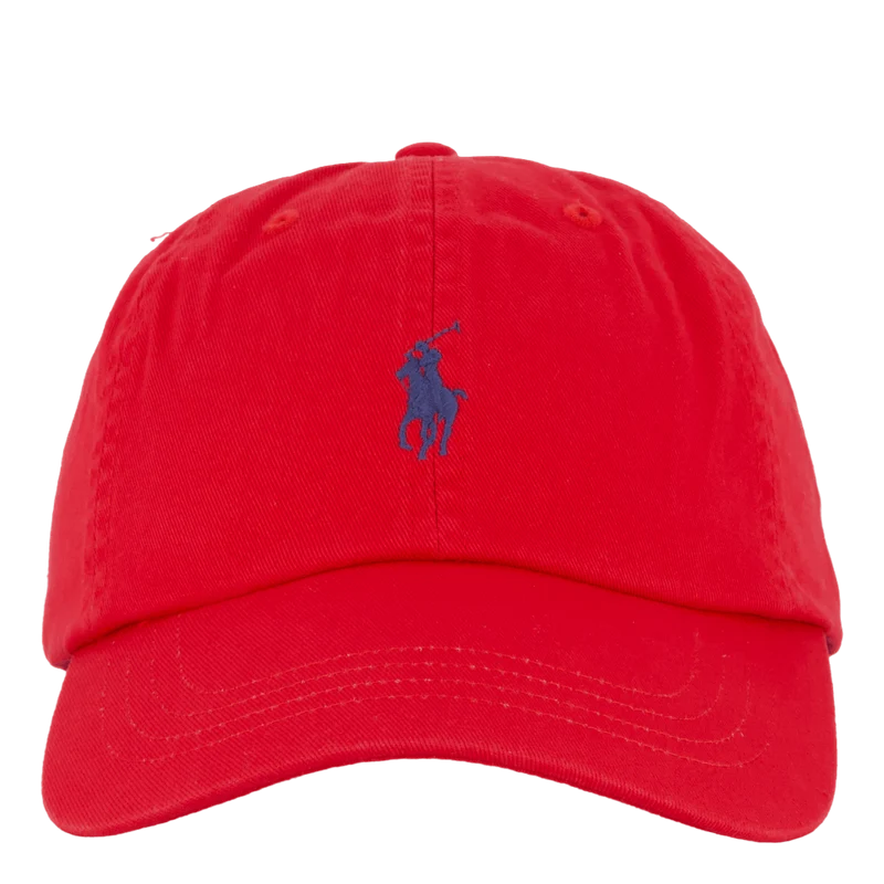 Cotton Chino Ball Cap Post Red