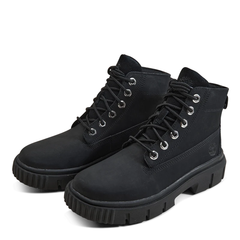 Greyfield Leather Boot Black