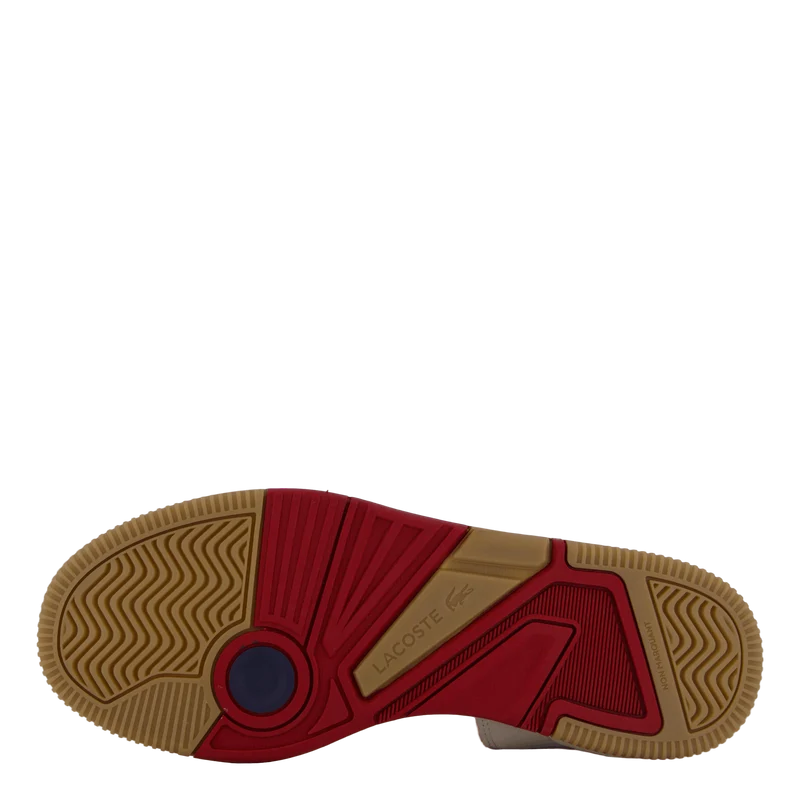 Lineshot Leather Sneakers 40f Off Wht/gum