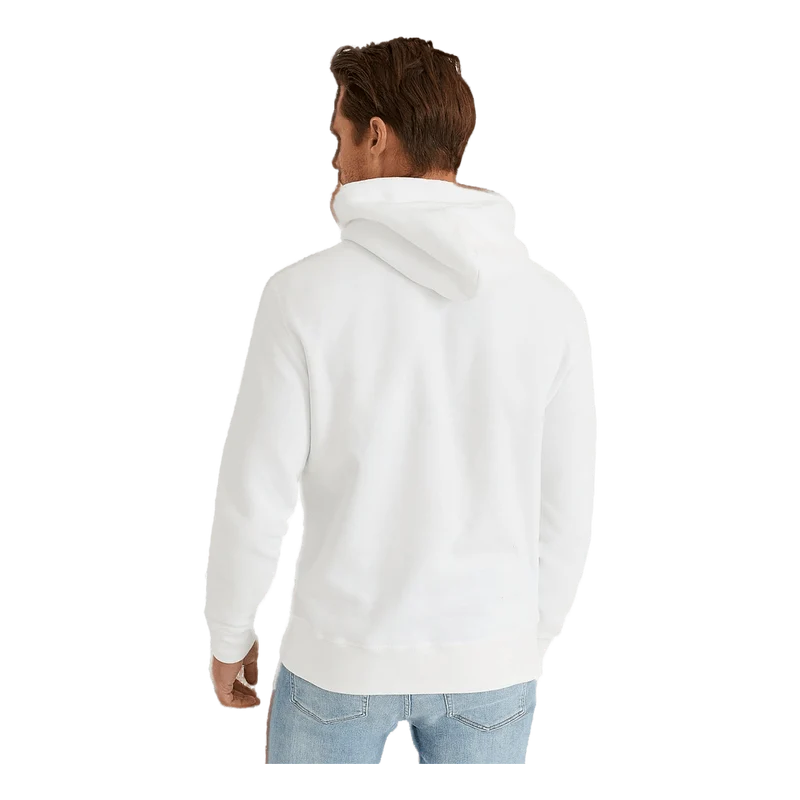 The RL Fleece Hoodie White/C7996