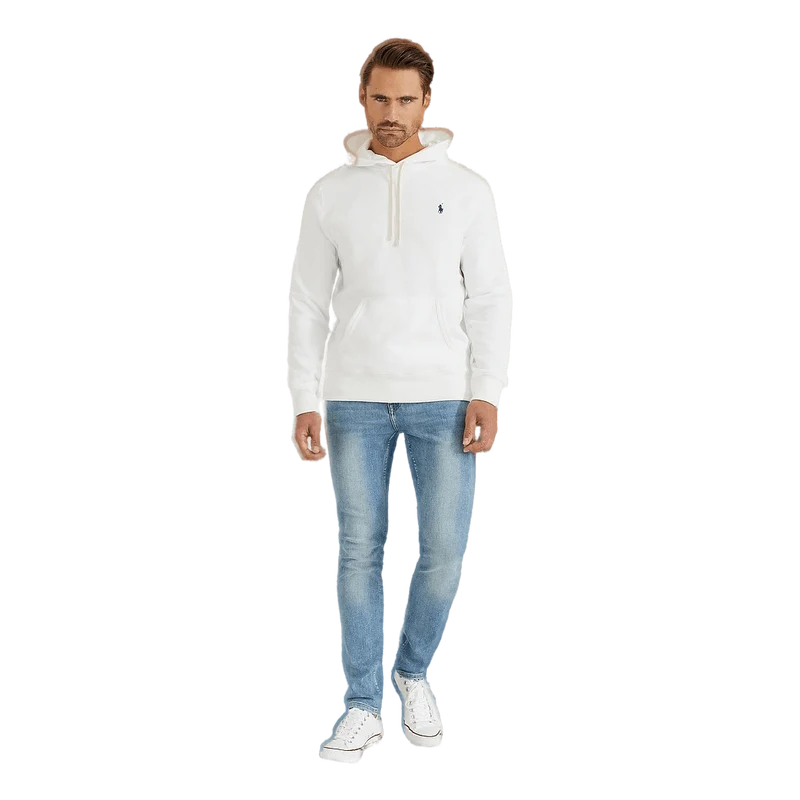 The RL Fleece Hoodie White/C7996