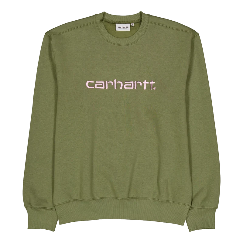 Carhartt Sweat Dundee / Glassy Pink