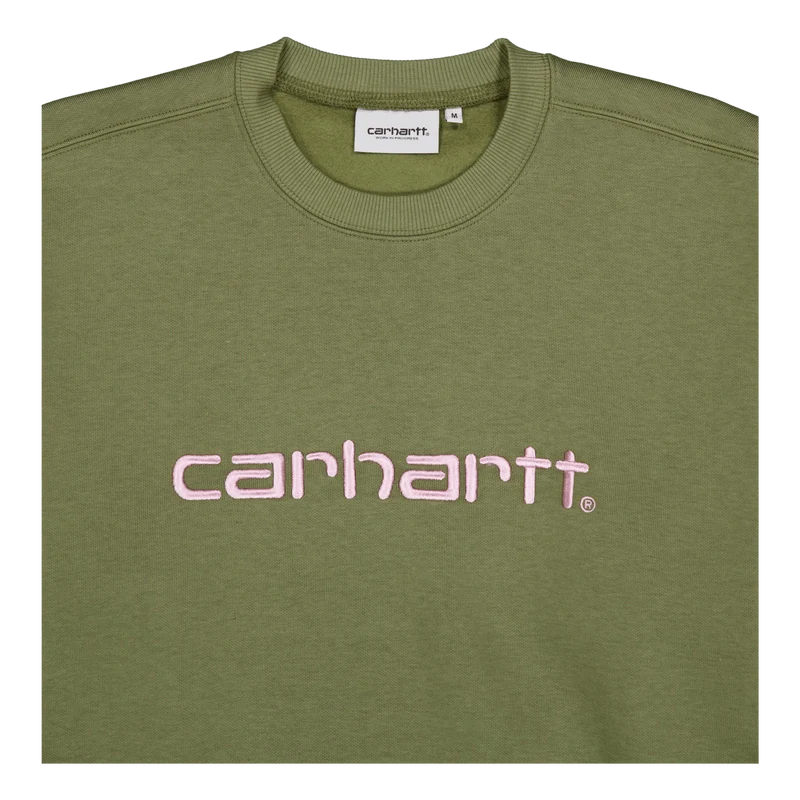 Carhartt Sweat Dundee / Glassy Pink