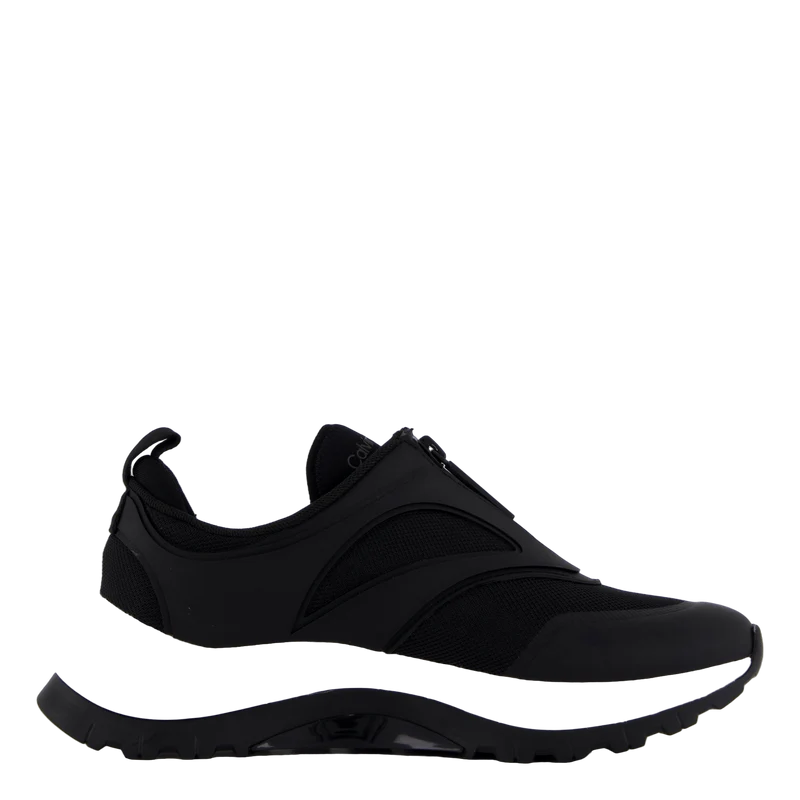 Runner Slip On W/zip Mix M Ck Black