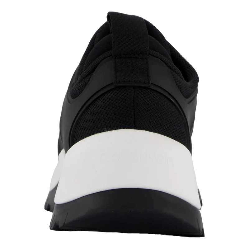 Runner Slip On W/zip Mix M Ck Black