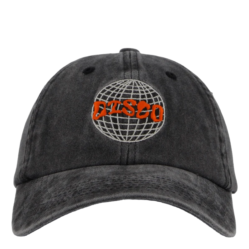 Disco Dad Cap Washed Black