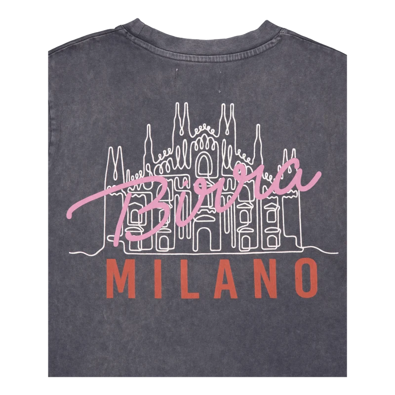 Birra Milano T-shirt Washed Black